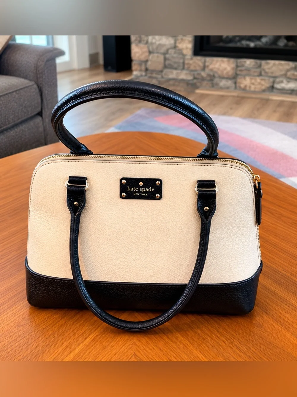Kate Spade New York Two-Tone Satchel Handbag